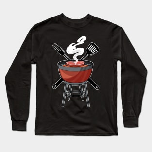 Grill with Meat fork & Spatula Long Sleeve T-Shirt